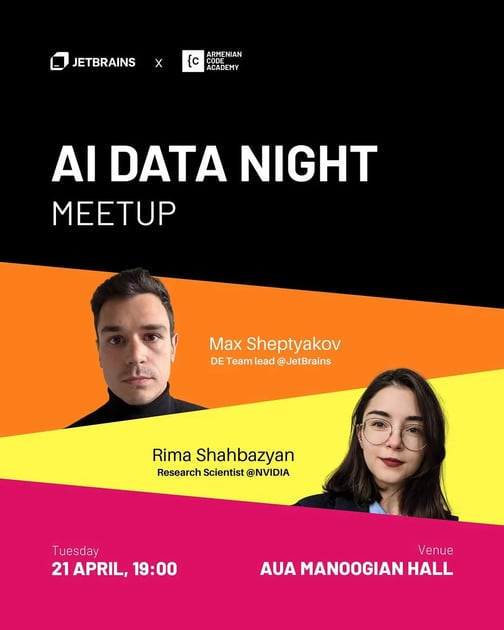 AI DATA NIGHT | Armenian Code Academy | HR Drone