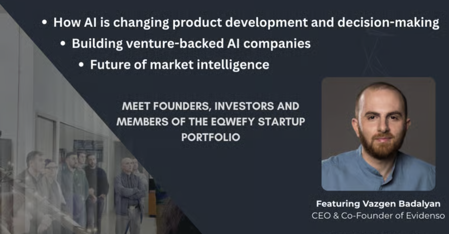 Founder and Investor Meetup: Evidenso - Career event in Armenia