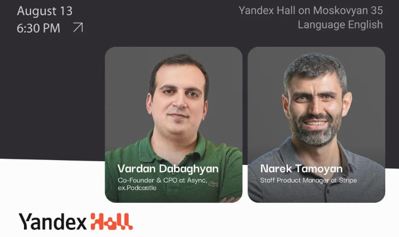 The New Rules of Product: Building with AI and Designing for Agents — Career event Armenia
