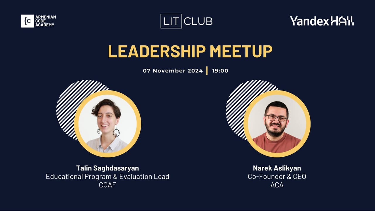 Leadership Meetup — Career event Armenia