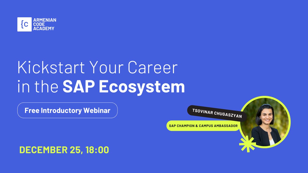 Kickstart Your SAP Career - Free Intro Webinar — Career event Armenia
