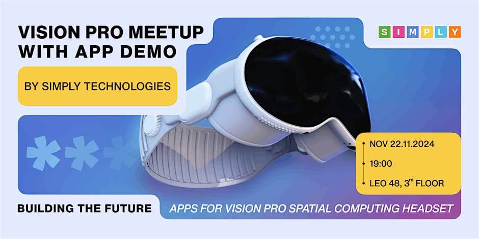 Vision Pro Meetup: Building the Future - Career event in Armenia