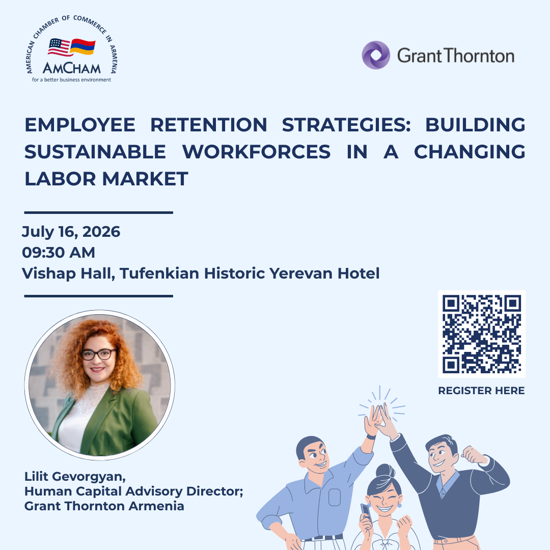 Employee Retention Strategies: Building Sustainable Workforces in a Changing Labor Market - Career event in Armenia
