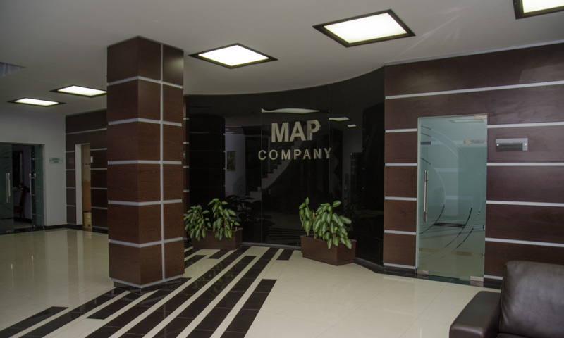 MAP company — office and team