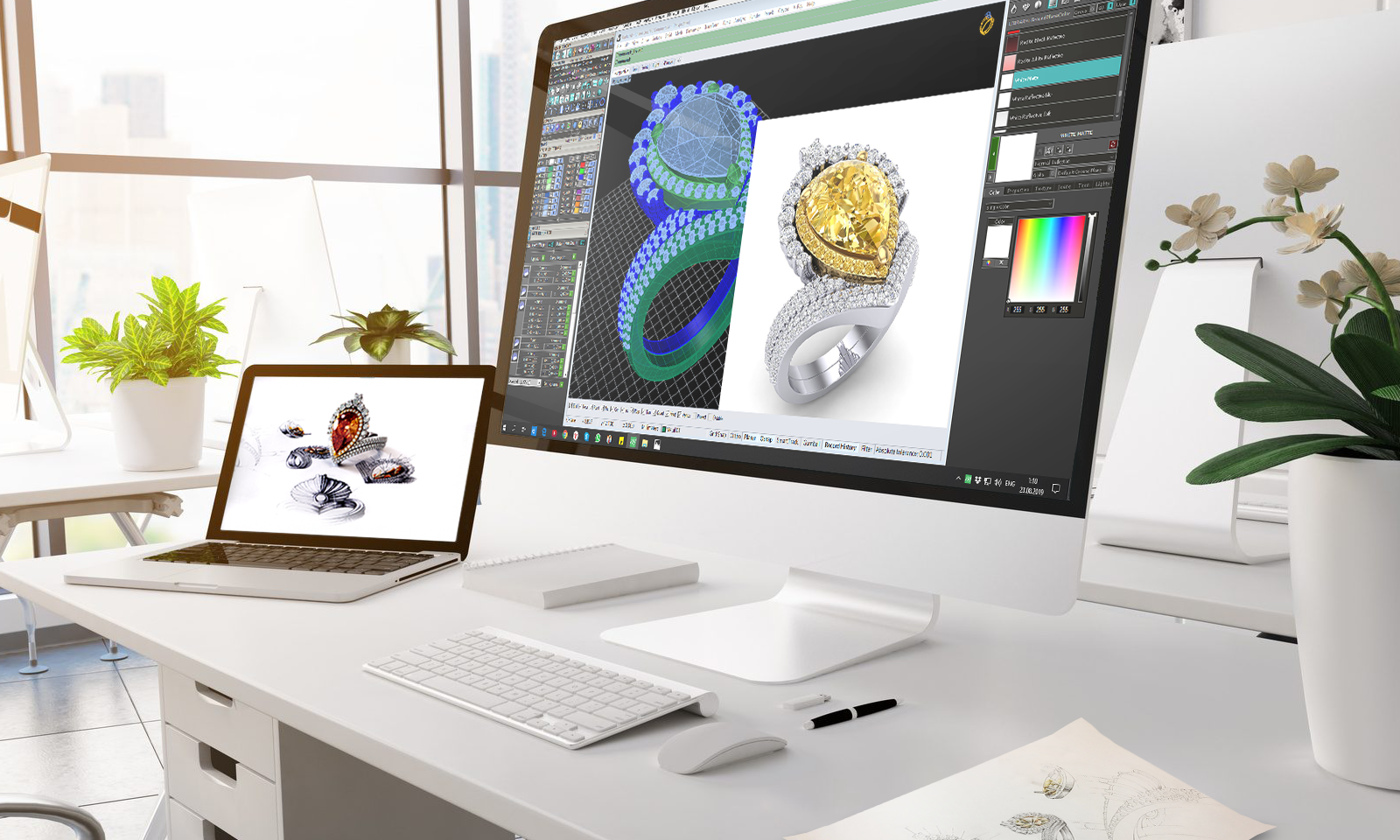 CADPROOF jewelry design studio — office and team